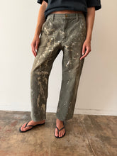 Flannel Lined Paint Covered Carhartt Work Pants 31w