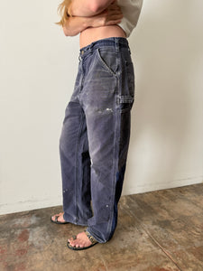 Faded Plum Carhartt Work Pants 34w