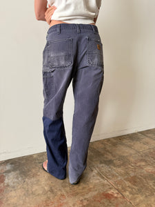 Faded Plum Carhartt Work Pants 34w
