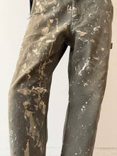 Flannel Lined Paint Covered Carhartt Work Pants 31w