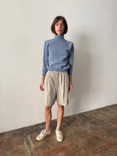 Lil Heather Blue Turtleneck Sweatshirt