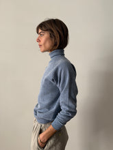 Lil Heather Blue Turtleneck Sweatshirt