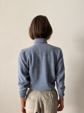 Lil Heather Blue Turtleneck Sweatshirt