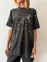 Paint Covered Black Pocket Tee