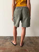 Faded Sage Carhartt Work Shorts 34w