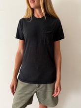 Black Pocket Tee