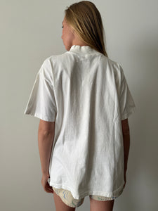 Surf Silly Art Mock Neck Tee