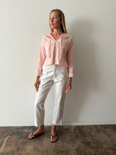 50s Sears White Work Pants 27w