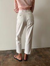 50s Sears White Work Pants 27w