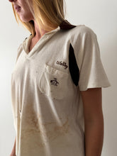 50s/60s Brown & White Cotton Bowling Shirt