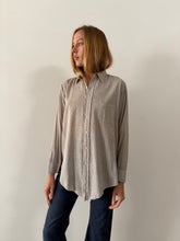 30s Grey Patterned Button Down