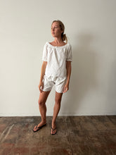 Antique Scallop Edge Cotton Shorts