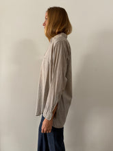 30s Grey Patterned Button Down