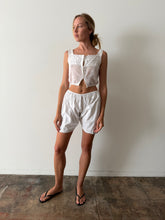 Delicate Cotton Gauze Sheer Tank