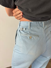60s Light Blue Work Pants 27w