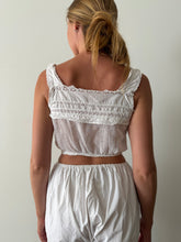 Delicate Cotton Gauze Sheer Tank