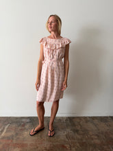 Pink Floral Rayon Dress