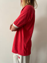 60s Faded Red Cotton Football Tee