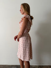 Pink Floral Rayon Dress