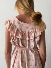 Pink Floral Rayon Dress