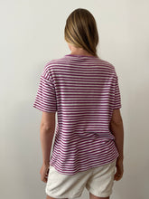 Striped Purple Terry Tee