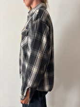 80s Cotton Flannel Work Shirt