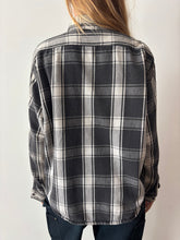 80s Cotton Flannel Work Shirt