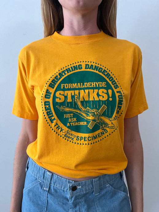 Formaldehyde Stinks! School Specimens tee