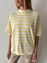 Pale Yellow Striped Tee