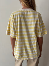 Pale Yellow Striped Tee