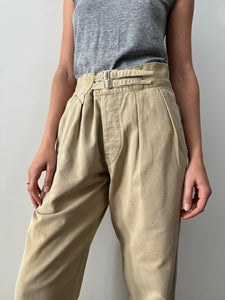 50s Australian Khaki Gurkha Trousers