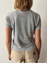 Heather Grey Short Sleeve Sweatshirt
