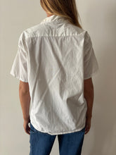 50s/60s White Short Sleeve Mens Shirt