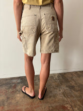 Tan Double Knee Carhartt Shorts 30w