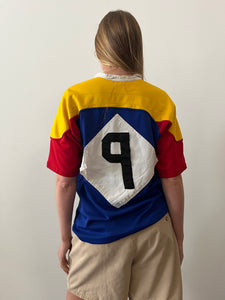 70s Columbia Colorblock Rugby Jersey