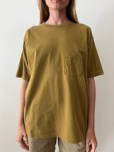 90s USA GAP Pea Green Pocket tee