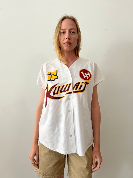 80s Kuwait Mesh Baseball Jersey