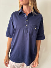 80s Navy Brooks Brothers Cotton Polo Shirt