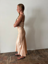 30s Pink Satin Slip Dress