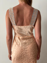 30s Pink Satin Slip Dress