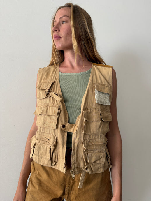 60s Many Pockets Fishing Vest