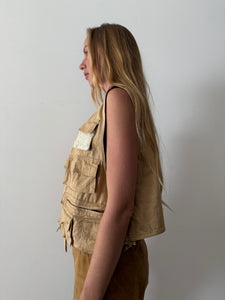 60s Many Pockets Fishing Vest