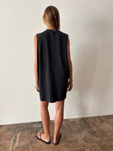 Giant Faded Black Pocket Tee Dress
