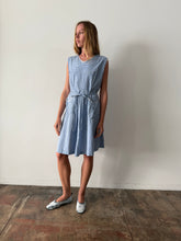 40s Gingham Apron Wrap Dress