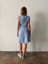 40s Gingham Apron Wrap Dress