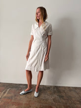 40s Cotton Nurse Dress