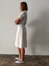 40s Cotton Nurse Dress