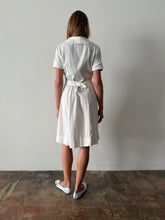 40s Cotton Nurse Dress