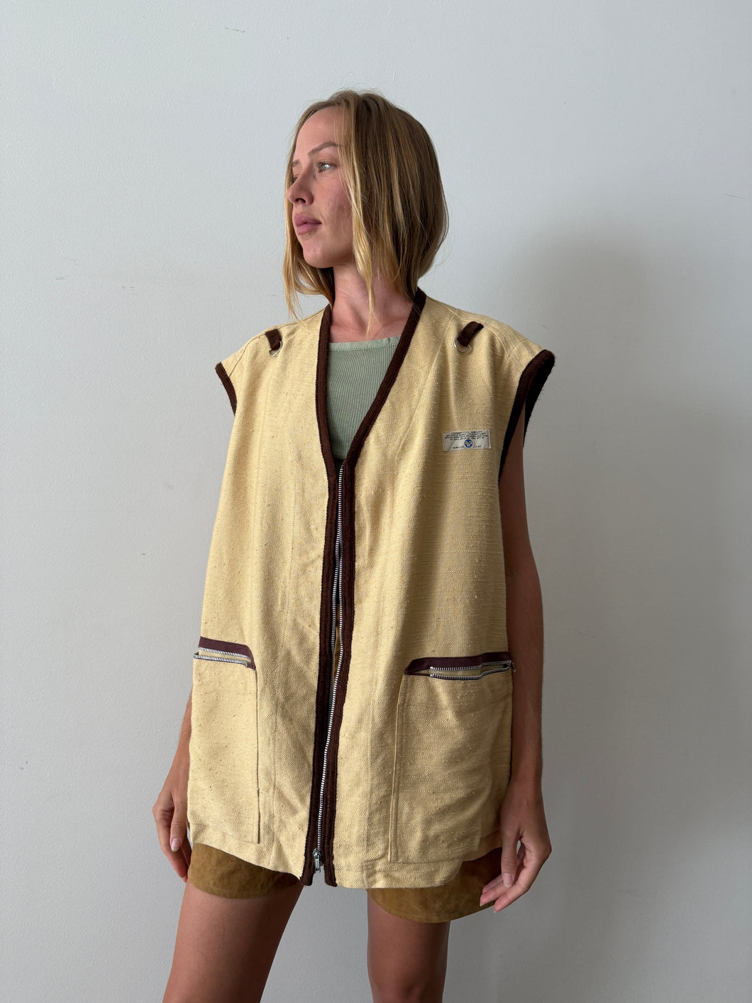 Linen Flight Vest Liner