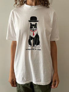 Magritte's Cat tee